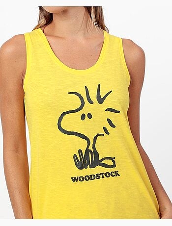 Pigiama senza maniche Woodstock da donna PEANUTS