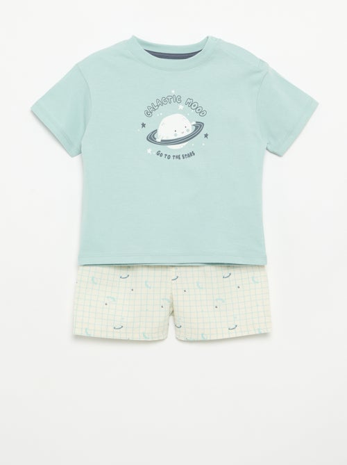 Pigiama short + t-shirt - 2 pezzi - Kiabi