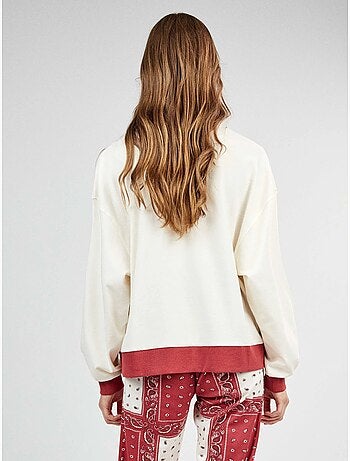 Pigiama snoopy con pantaloni a stampa paisley