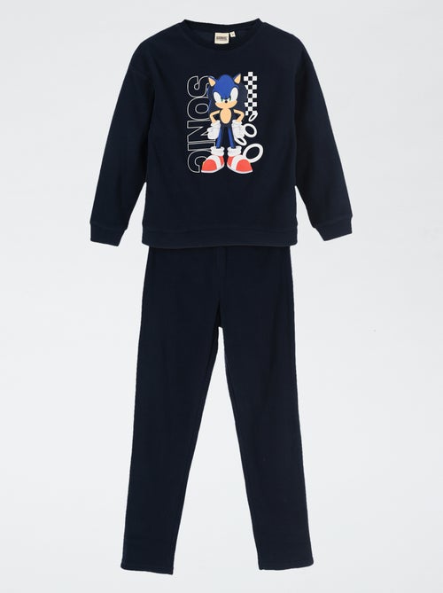 Pigiama 'Sonic' 2 pezzi - T-shirt a maniche lunghe + pantaloni - Kiabi