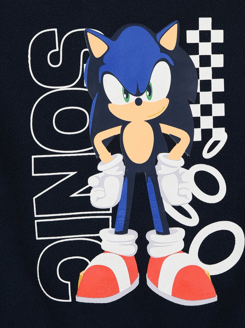 Pigiama 'Sonic' 2 pezzi - T-shirt a maniche lunghe + pantaloni Blu - Kiabi