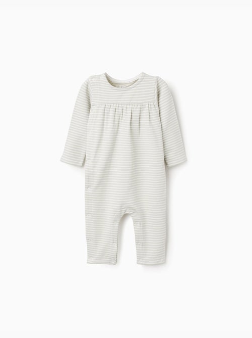 Pigiama spazzolato a righe - Kiabi