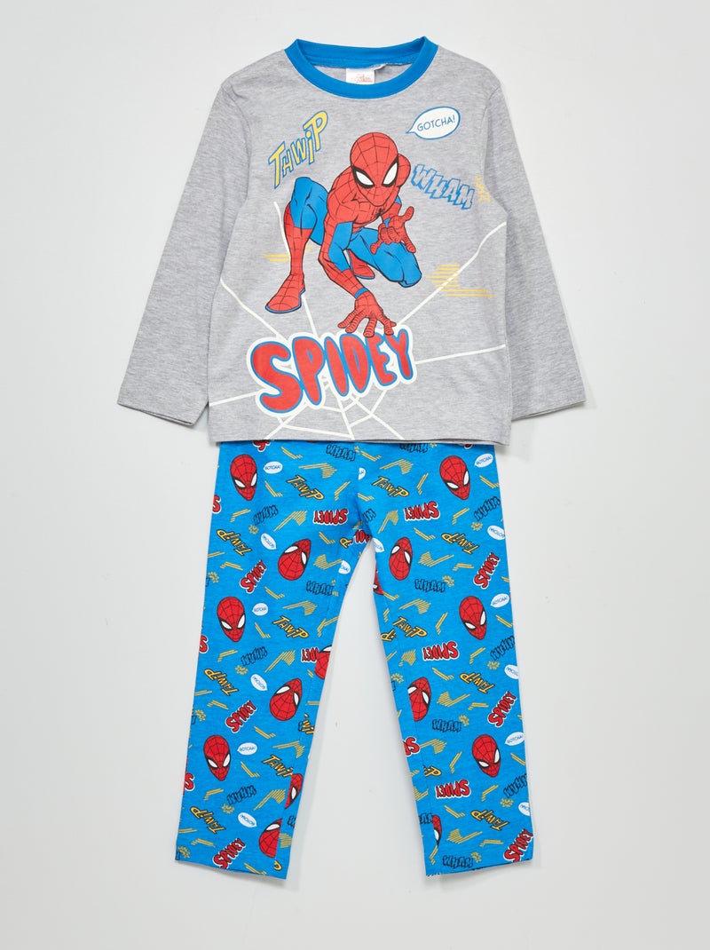 Pigiama 'Spider-Man' di 'Marvel' - 2 pezzi grigio/blu - Kiabi