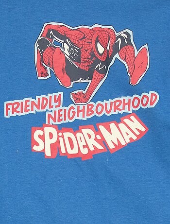 Pigiama multicolor da bambino blu regular fit con stampa Spider-Man