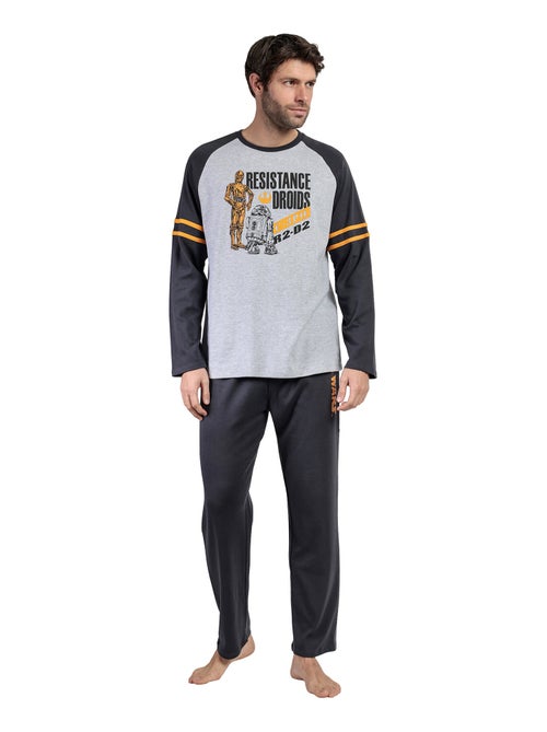 Pigiama sportivo a maniche lunghe da uomo STAR WARS - Kiabi Pigiama sportivo a maniche lunghe da uomo STAR WARS - Kiabi