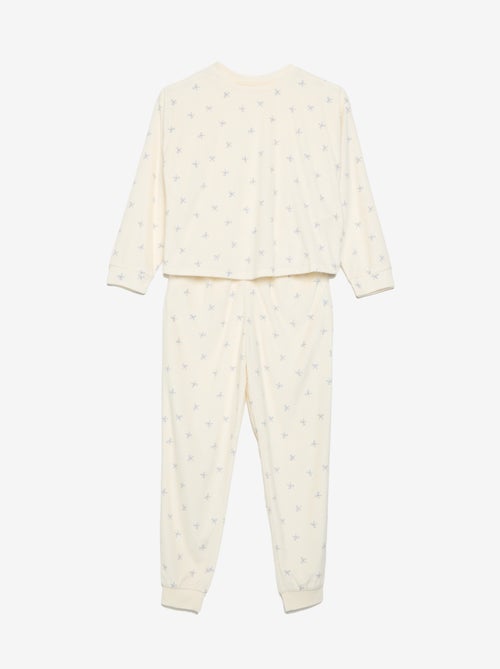 Pigiama stampato 2 pezzi - Felpa + pantaloni - Kiabi Pigiama stampato 2 pezzi - Felpa + pantaloni - Kiabi