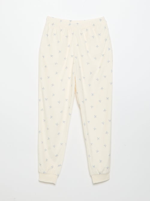 Pigiama stampato 2 pezzi - Felpa + pantaloni - Kiabi Pigiama stampato 2 pezzi - Felpa + pantaloni - Kiabi