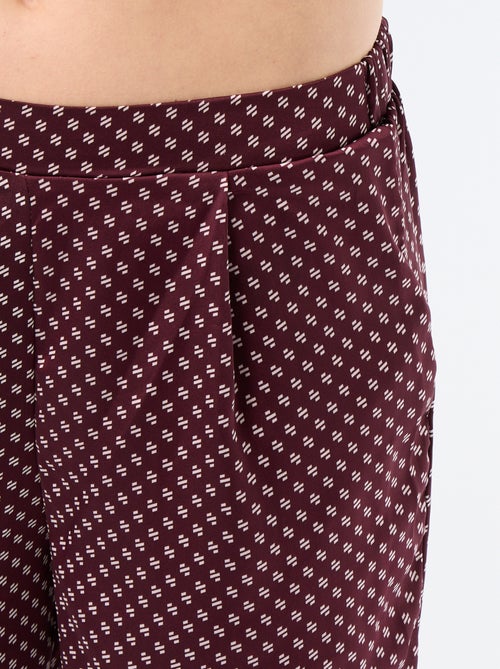 Pigiama stampato in maglia leggera - Kiabi