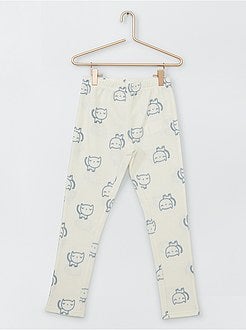 Pigiama stampato in pile - Kiabi