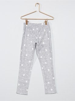 Pigiama stampato in pile - Kiabi