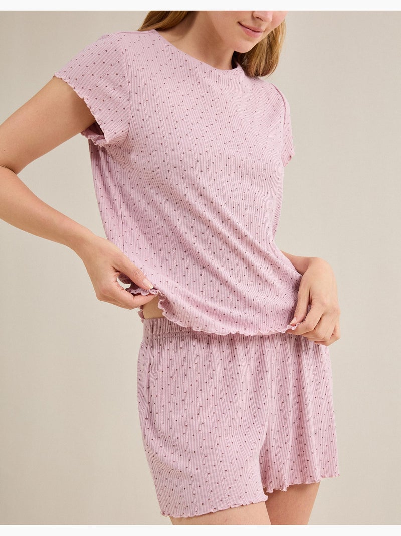 Pigiama stampato, MO Fashion Rosa - Kiabi