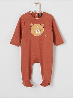 Pigiama stampato orso - Kiabi