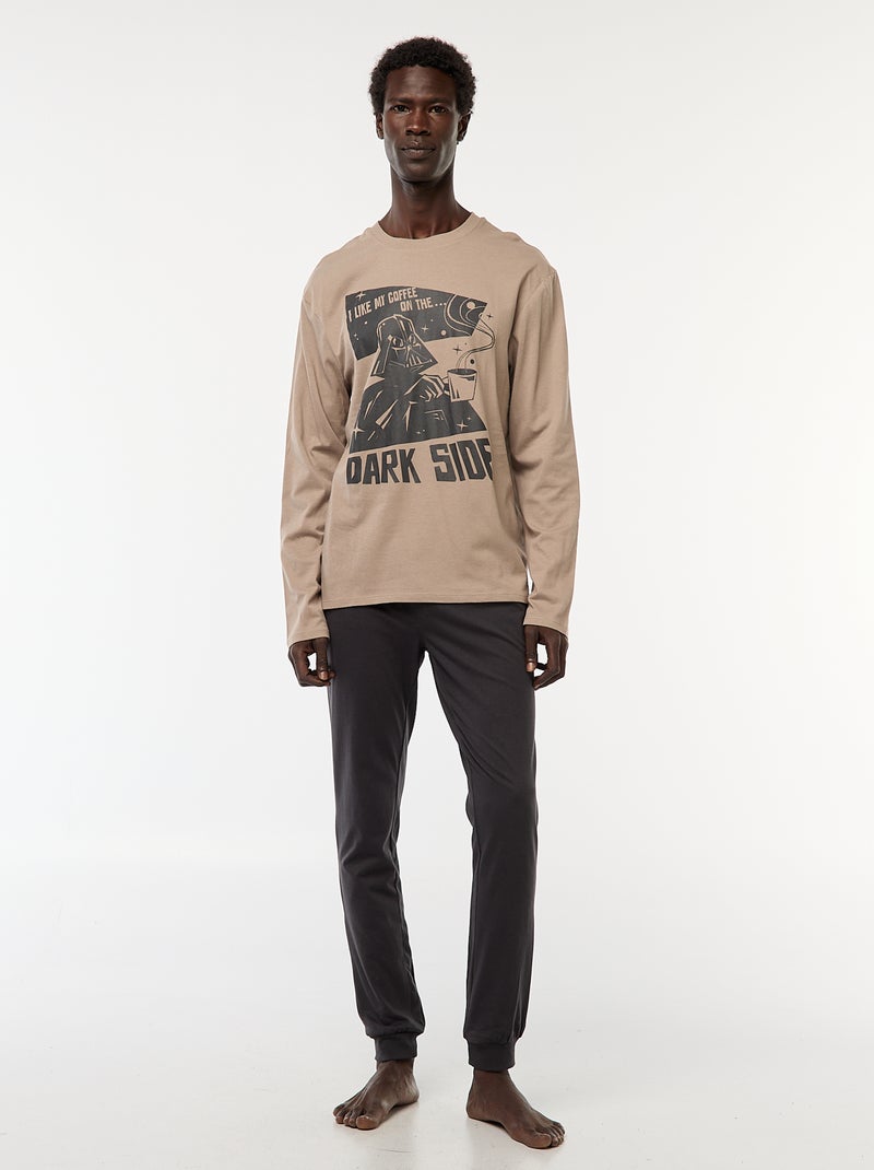 Pigiama 'Star Wars' completo t-shirt + pantaloni - 2 pezzi Grigio - Kiabi