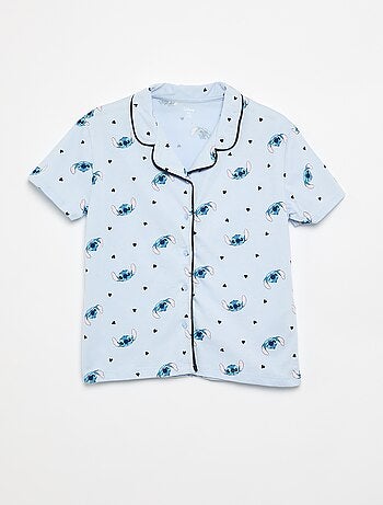 Pigiama 'Stitch' 'Disney' camicia a maniche corte + pantaloncini - 2 pezzi