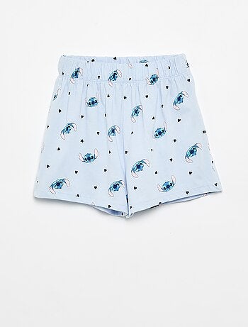 Pigiama 'Stitch' 'Disney' camicia a maniche corte + pantaloncini - 2 pezzi
