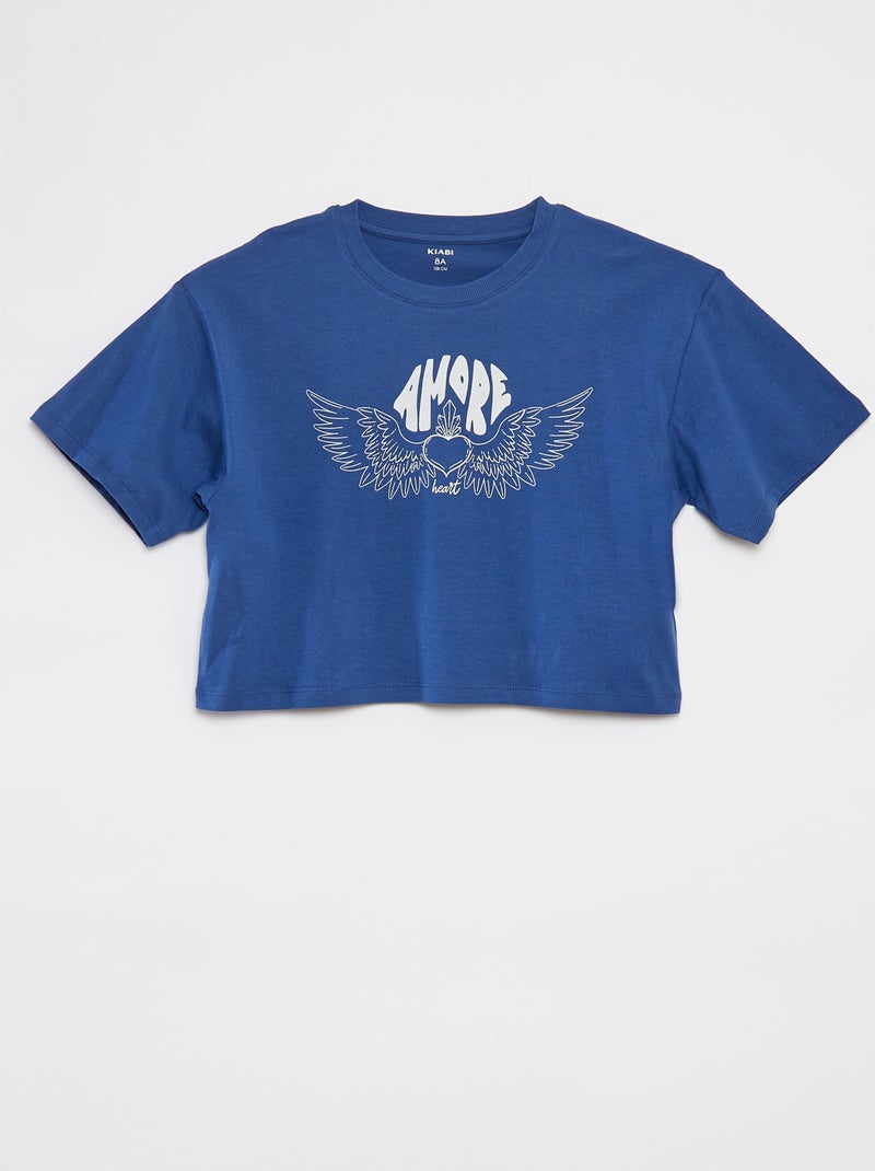 Pigiama t-shirt a maniche corte + shorts - 2 pezzi BLU - Kiabi