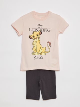 Pigiama t-shirt larga + leggings 'Disney' - 2 pezzi