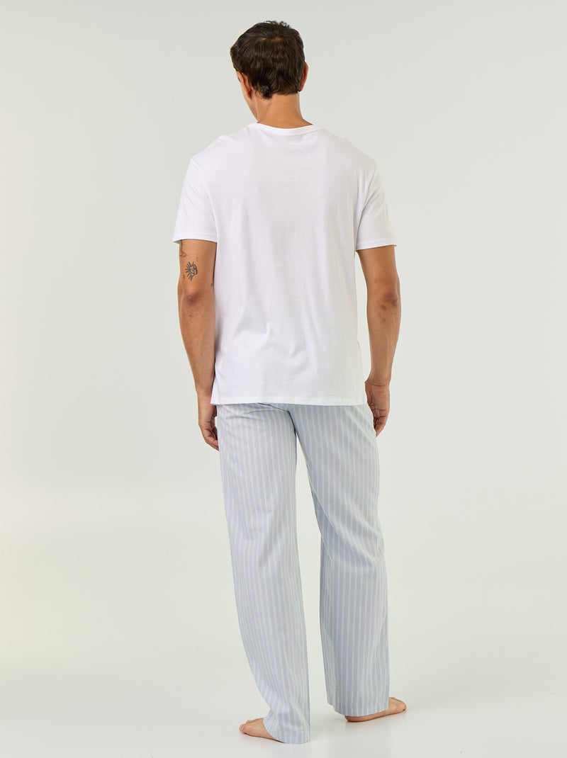 Pigiama t-shirt + pantaloni - 2 pezzi Blu - Kiabi