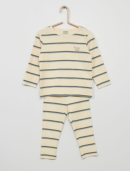 Pigiama t-shirt + pantaloni - BLU - Kiabi - 8.00€