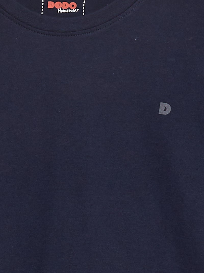 Pigiama t-shirt + pantaloni in jersey - 2 pezzi BLU - Kiabi