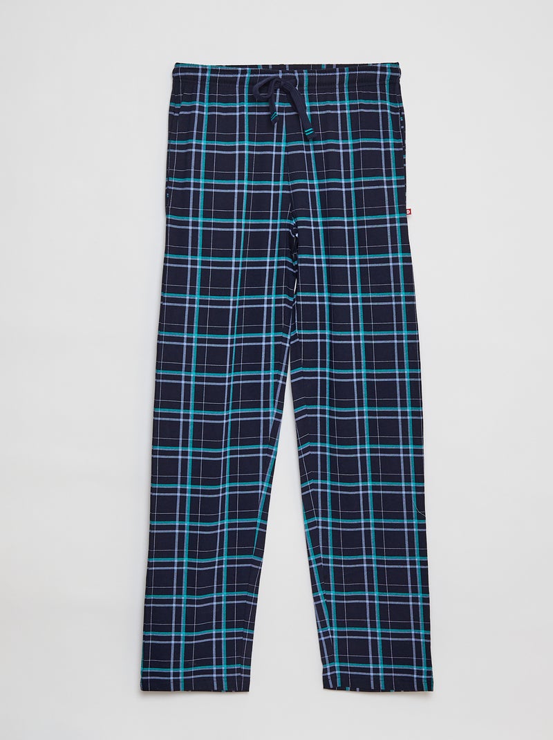 Pigiama t-shirt + pantaloni in jersey - 2 pezzi BLU - Kiabi
