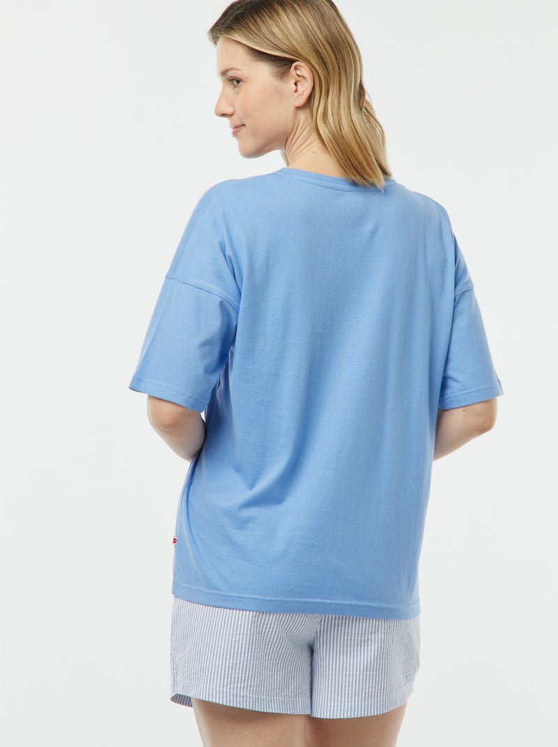 Pigiama t-shirt + shorts 'Dodo' BLU - Kiabi