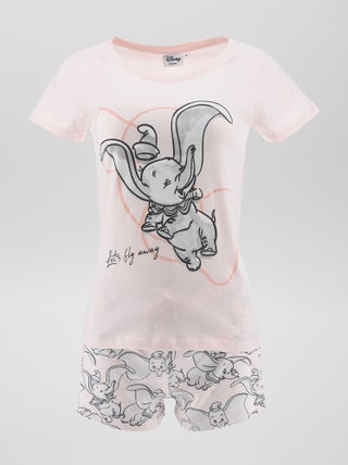 Pigiama t-shirt + shorts Dumbo - 2 pezzi