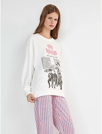 Pigiama the beatles stampato