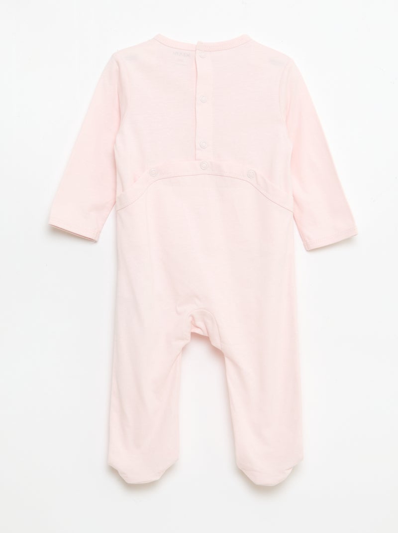 Pigiama tutina a maniche lunghe Rosa - Kiabi