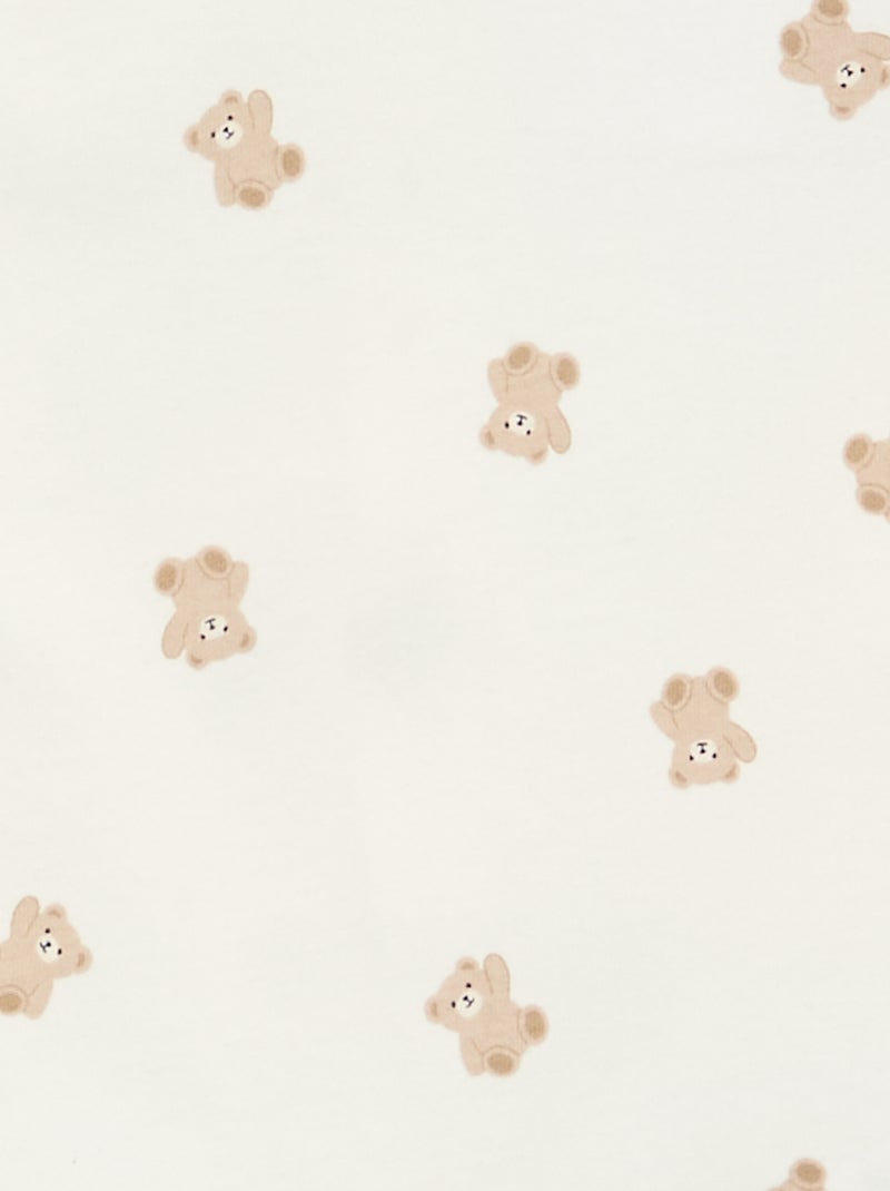 Pigiama tutina in jersey di cotone Bianco - Kiabi