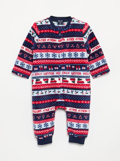 Pigiama tutina in pile - Kiabi