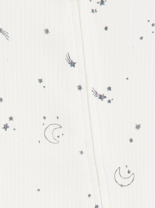 Pigiama tutina leggera maniche corte con zip - Kiabi