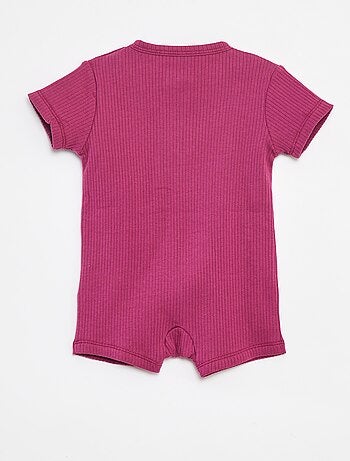 Pigiama tutina leggera maniche corte con zip