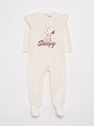 Pigiama tutina 'Snoopy' con piedini