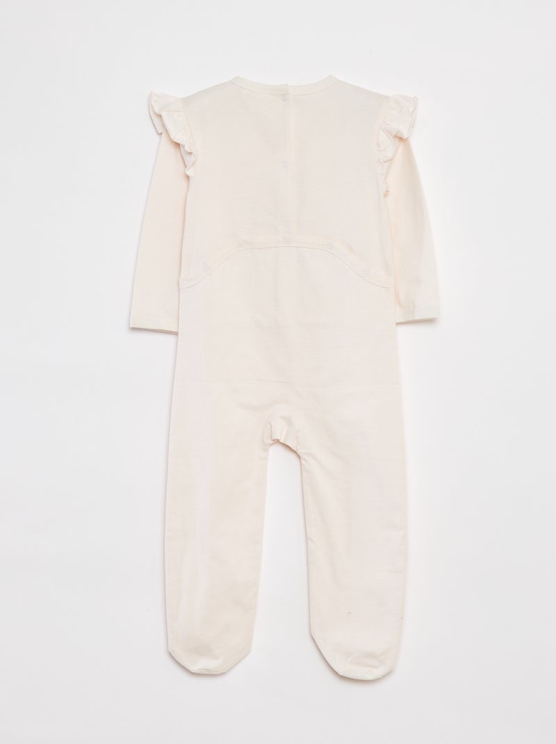 Pigiama tutina 'Snoopy' con piedini ROSA - Kiabi