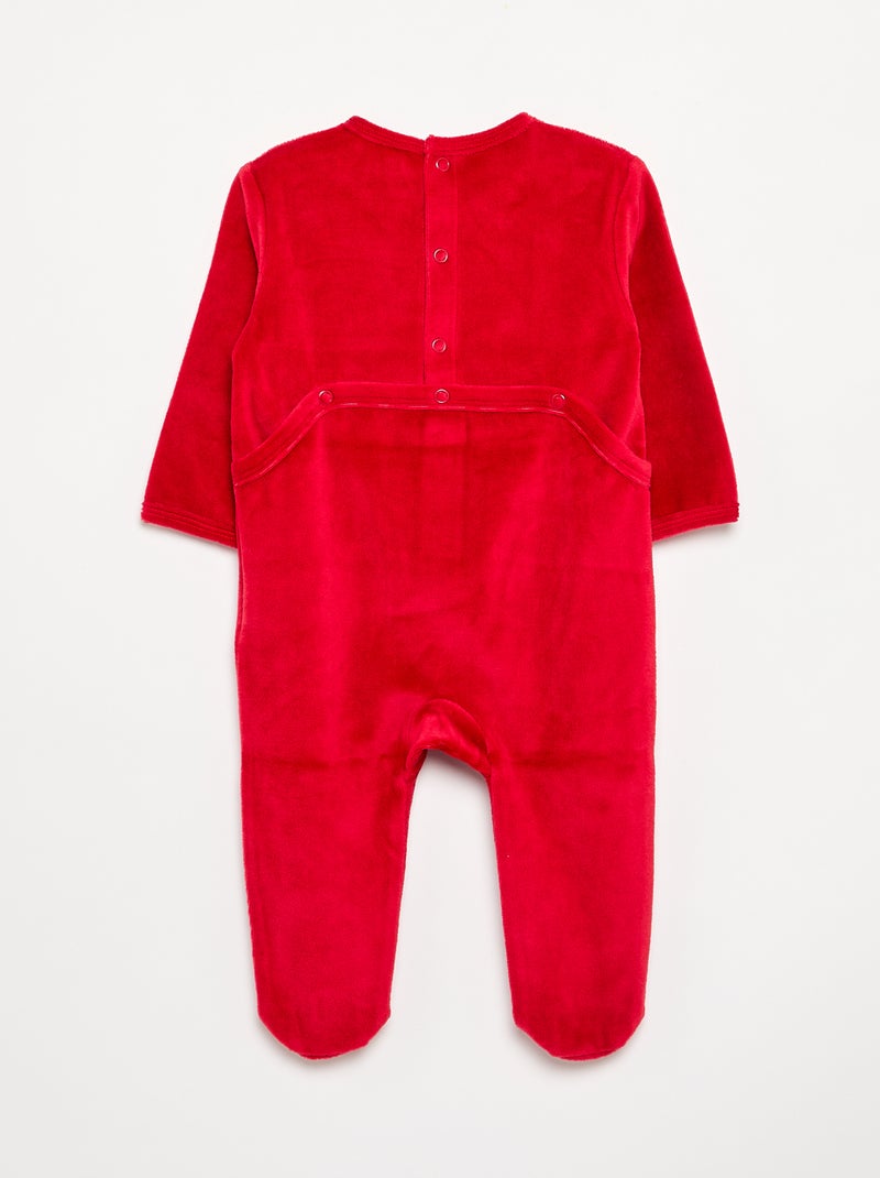 Pigiama tutina 'Stitch' Rosso - Kiabi