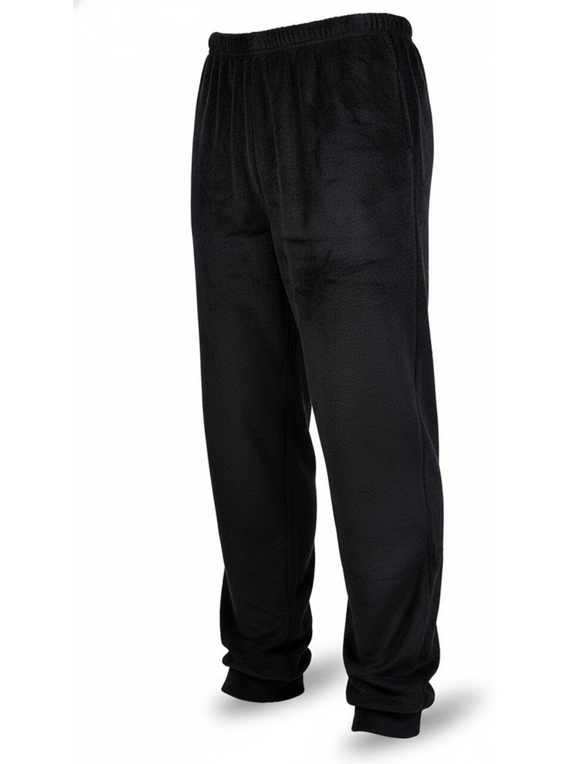 Pigiama Uomo Invernale Pile SECRET CLUB Z2653 Nero - Kiabi