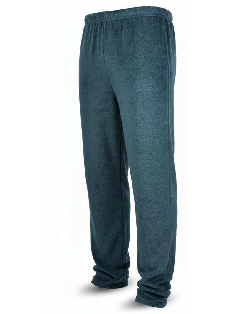 Pigiama Uomo Invernale Pile ULTRA Morbido Z2655 Verde kaki - Kiabi
