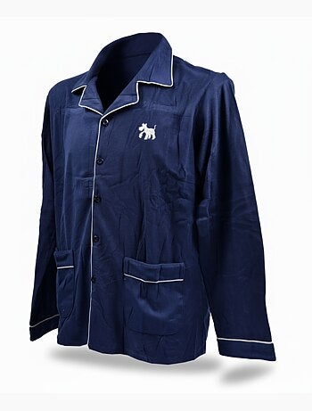 Pigiama Uomo Inverno Pile Con Bottoni C2530