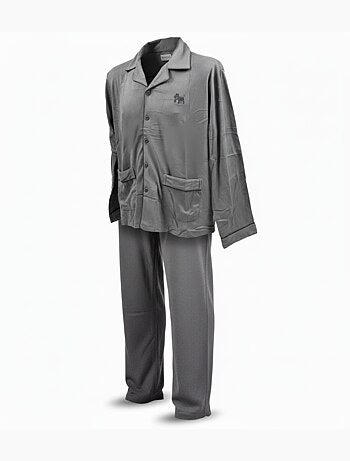 Pigiama Uomo Inverno Pile Con Bottoni C2530