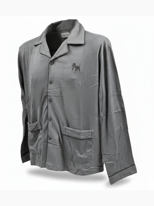 Pigiama Uomo Inverno Pile Con Bottoni C2530 - Kiabi