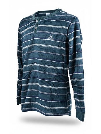 Pigiama Uomo Inverno Pile Morbido ADVENTURE J2565