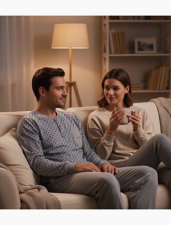 Pigiama Uomo Inverno Pile Premium CALM Z2550