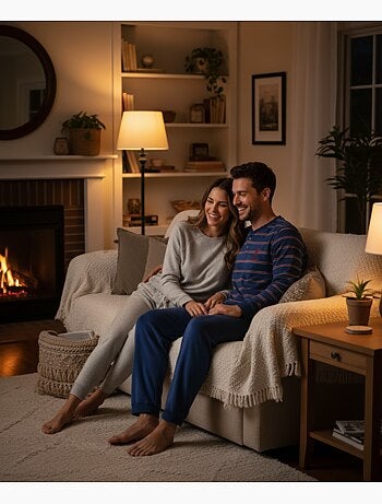 Pigiama Uomo Inverno Pile SECRET CLUB Z2653