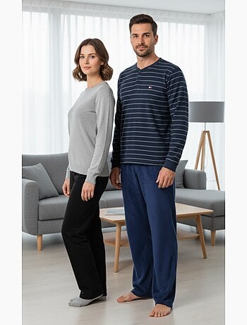 Pigiama Uomo Inverno Pile ULTRA Morbido Z2655