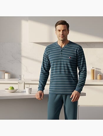 Pigiama Uomo Inverno Pile ULTRA Morbido Z2655