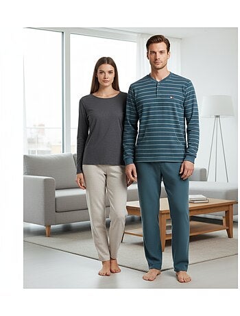 Pigiama Uomo Inverno Pile ULTRA Morbido Z2655