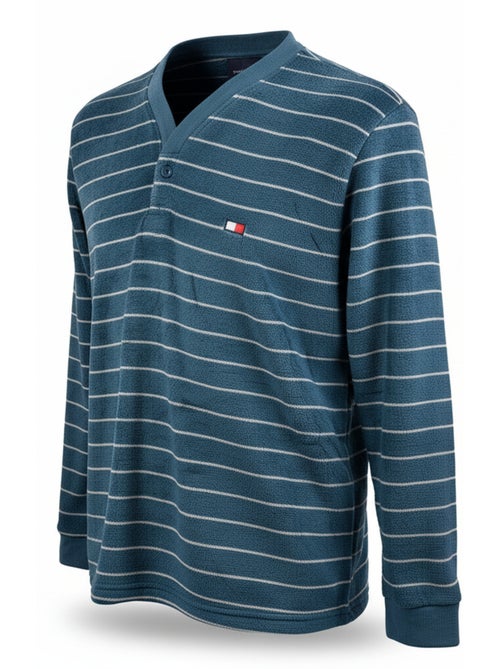 Pigiama Uomo Inverno Pile ULTRA Morbido Z2655 - Kiabi