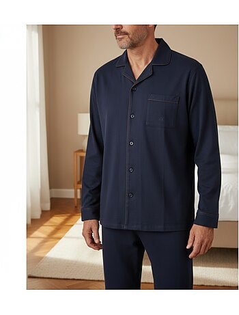 Pigiama Uomo Lungo Completamente Bottoni Cotone 100% OLIVER GRANT PARIS
