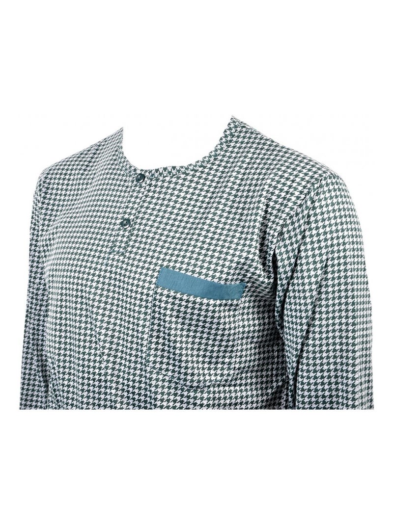 Pigiama Uomo Lungo Eco Verde vintage - Kiabi